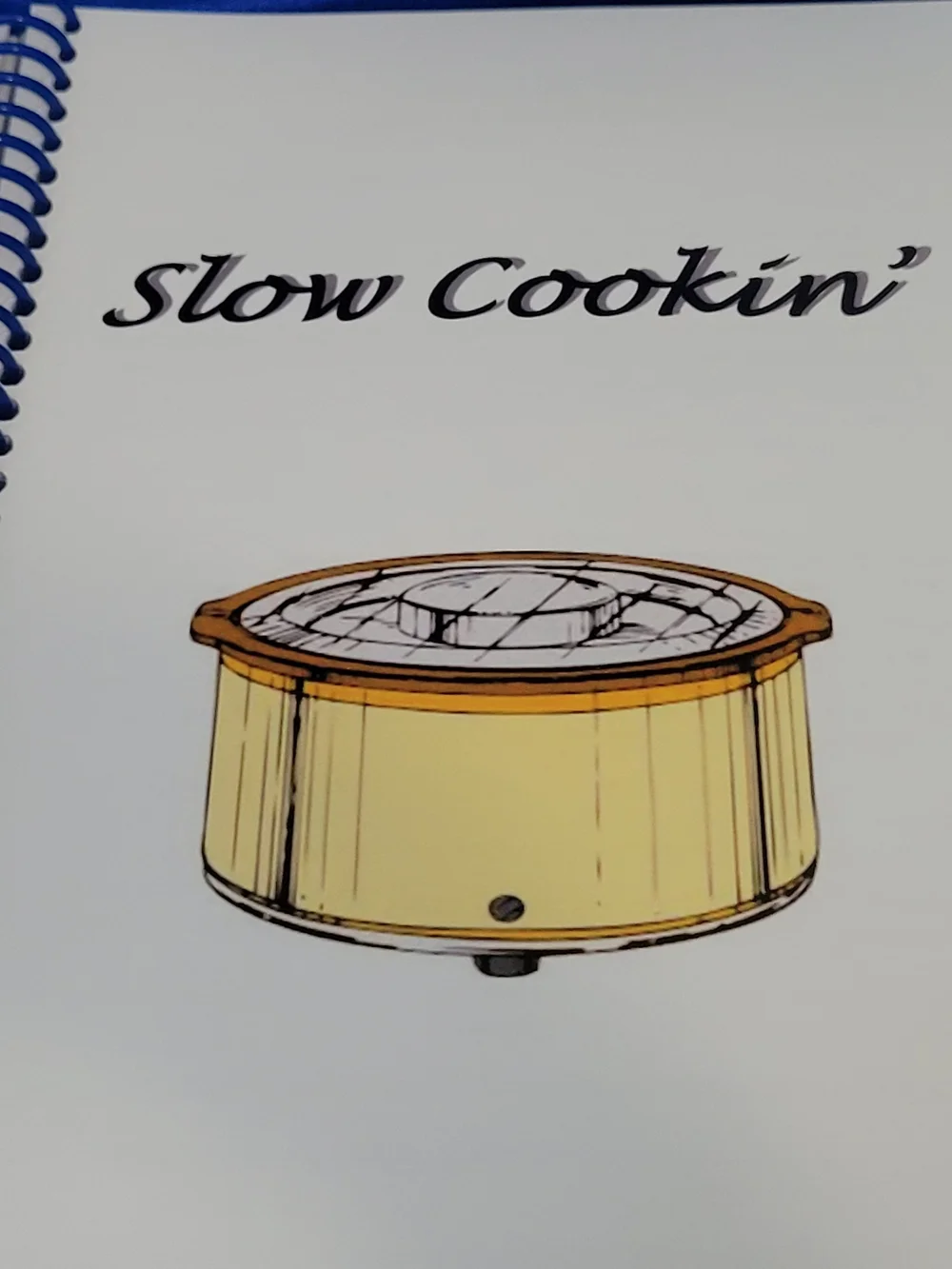 Ma Corley's Kitchen Blue Spiral Recipe Book
